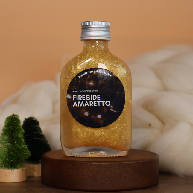 Fireside Amaretto Christmas Shimmer Syrup