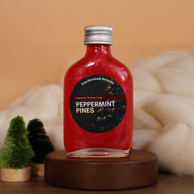 Peppermint Pines Christmas Shimmer Syrup