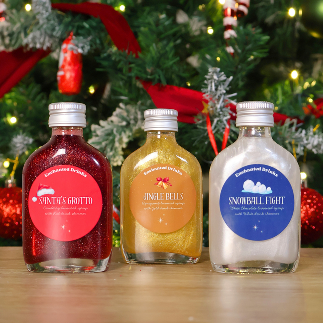 Christmas Shimmer Syrup Trio