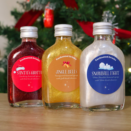 Christmas Shimmer Syrup Trio