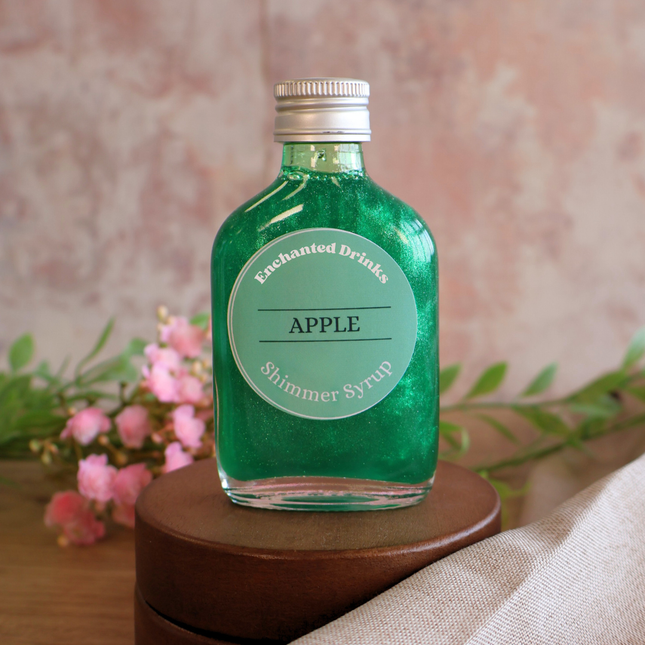 apple flavoured shimmer syrup for drinks