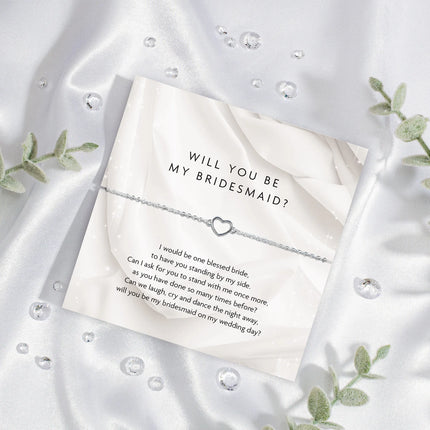 Letterbox Love Bridesmaid Proposal Bracelet