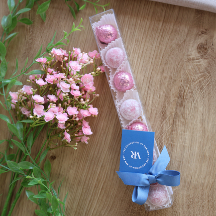 Pink Gin & Raspberry and Champagne White Chocolate Truffles