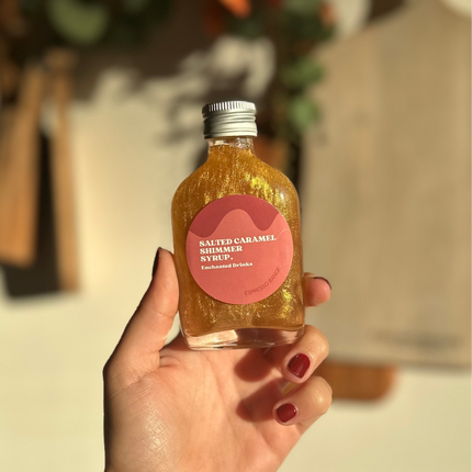 Salted Caramel Flavoured Shimmer Syrup