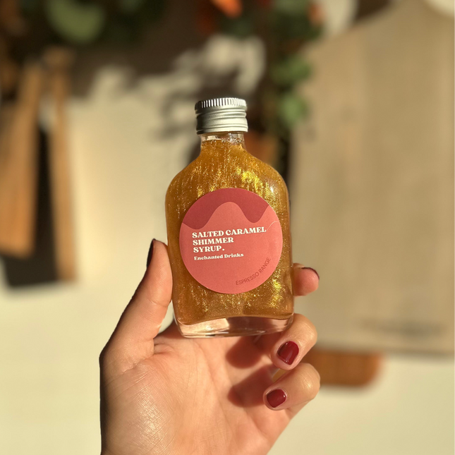Salted Caramel Flavoured Shimmer Syrup