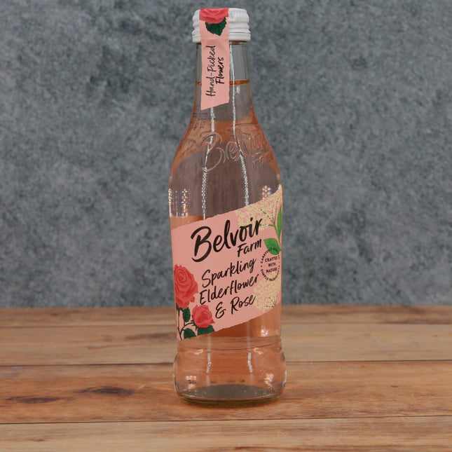 Belvoir Sparkling Elderflower & Rose 250ml [BBE Dec 25]