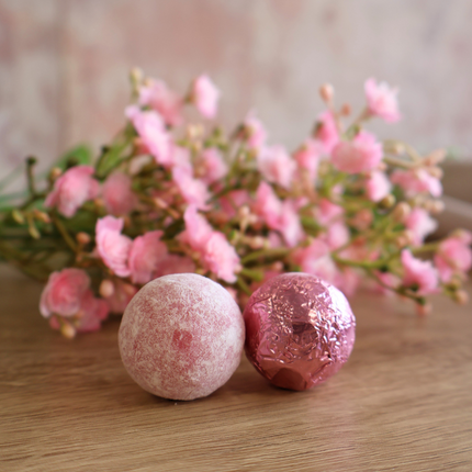 Pink Gin & Raspberry and Champagne White Chocolate Truffles