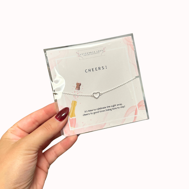 Letterbox Love Cheers Bracelet