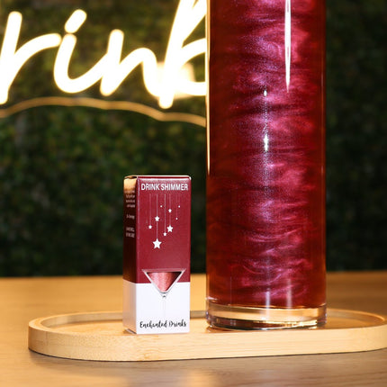 Burgundy Drink Shimmer - Enchanted Drinks