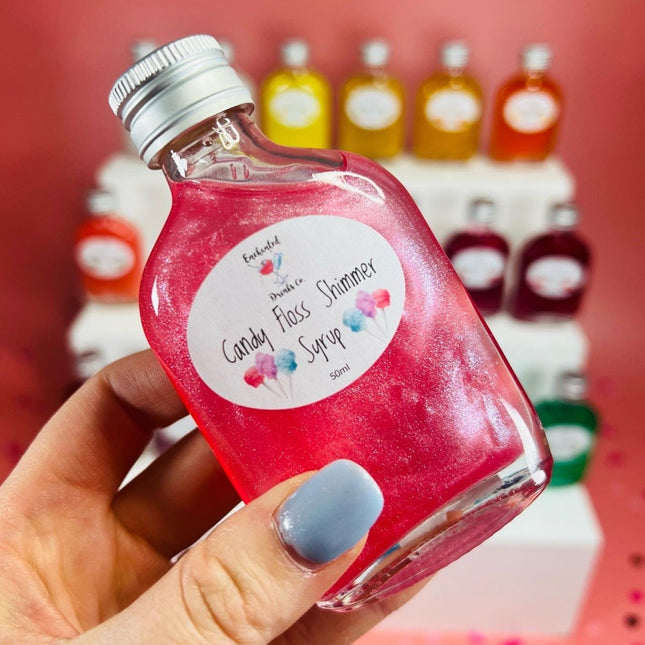 Candy Floss Shimmer Syrup - Enchanted Drinks