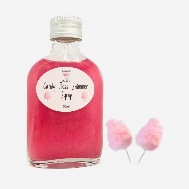 Candy Floss Shimmer Syrup (VEGAN) - Enchanted Drinks
