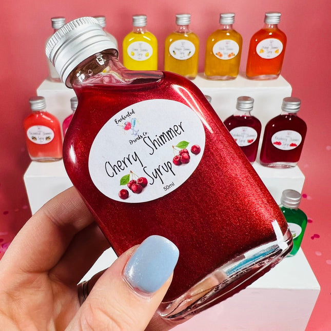 Cherry Shimmer Syrup - Enchanted Drinks