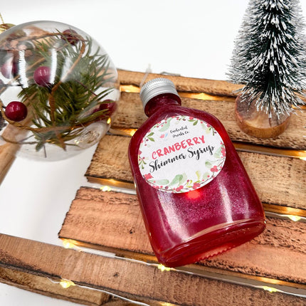 Cranberry Shimmer Syrup - Enchanted Drinks