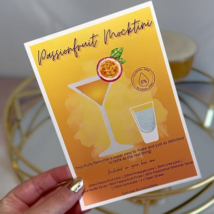 Passionfruit Mocktini - Mocktail Kit (Non-Alcoholic) - Enchanted Drinks