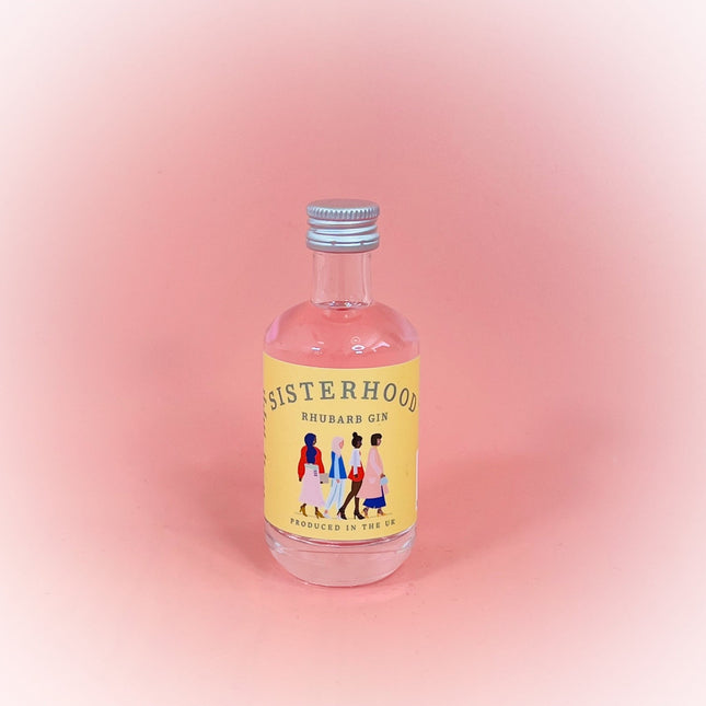 Sisterhood Rhubarb Gin Miniature - 5cl - Enchanted Drinks