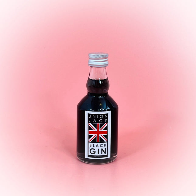 Union Jack Black Gin Miniature - 5cl Black Jack - Enchanted Drinks